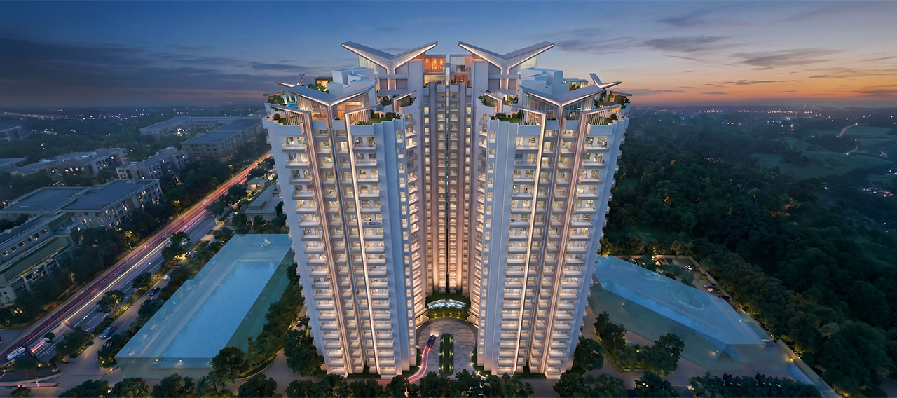 Ultra-Luxury 3BHK + Study Apartment at RG Mirage, Sector 120, Noida